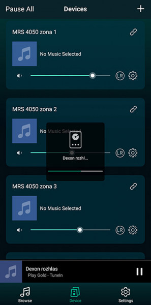 MRS 4050 multiroom system with internet radio and streaming